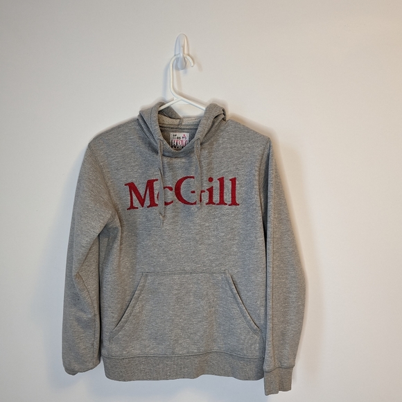 MCGILL Small Grey Hoodie - Picture 1 of 3